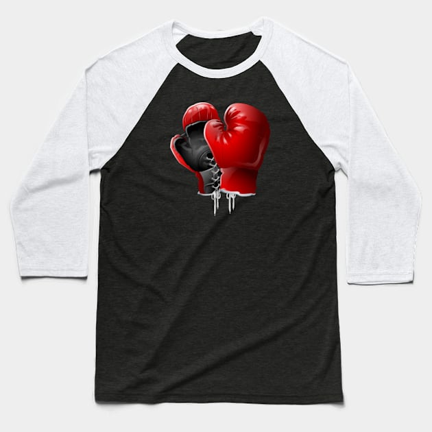 Boxing Gloves Baseball T-Shirt by ApexDesigns